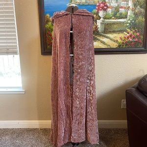 Beautiful blush colored cloak